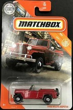 1948 WILLYS JEEPSTER MBX CITY 2020 MATCHBOX MBX METAL 38/100 RED - £4.89 GBP