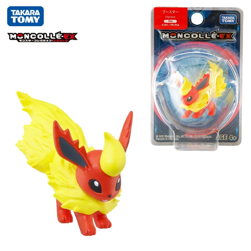 Free Shipping Items Pokemon Anime Figure Tomy Kawaii EX Asia-58 Flareon ... - £14.14 GBP
