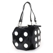 Dice B Shape Purses and Handbags for Women Fashion Designer Square Shoulder Bags - £96.59 GBP