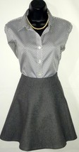 Theory - Flared Wool Skirt (Grey) - £37.77 GBP