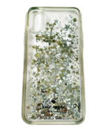 Kate Spade iPhone X Floating Liquid Silver Stars &amp; Glitter - $11.99