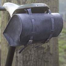 London Craftwork Natural Leather Large Bicycle Bag Saddle/Handlebar/Fram... - $48.44