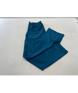 Carhartt Women&#39;s Scrub Pants Size 3XL Teal Drawstring Waist Polyester Bl... - $29.69