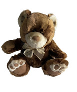 Dan Dee Bear Brown Soft Fluffy Plush Collectors Choice DanDee 10&quot; Stuffe... - £18.09 GBP