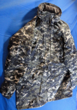 Usn Us Navy Nwu Type I GORE-TEX Parka Jacket Coat Blueberry Digital Medium Long - £40.13 GBP
