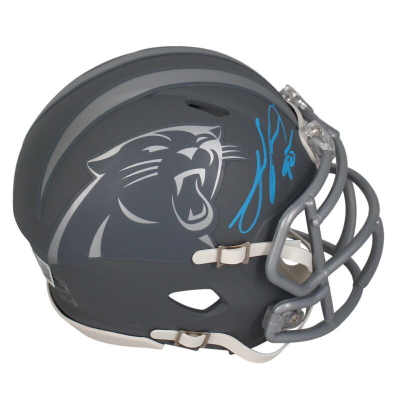 Primary image for Julius Peppers Autographed Panthers Slate Mini Speed Helmet Beckett