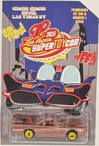 Bronze 1966 Batmobile Tv Series Custom Hot Wheels 2015 Las Vegas Convention w/RR - £74.22 GBP