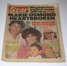 Marie Osmond Star Tabloid Newspaper Vintage 1984 Rock Hudson, Angie Dick... - £23.76 GBP