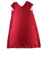 Women Nightgown Unbranded Women Faux Silk Nightgown Red/White Size 3XL - $205.24 MXN