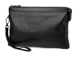 Fashion Casual Men&#39;s Hand Bag Envelope Bag Large Capacity Clutch Male Wallet Sof - £21.99 GBP