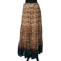 Cache Silk Animal Evening Day Skirt Boho Hippie Lined Drawstring New $13... - $55.20