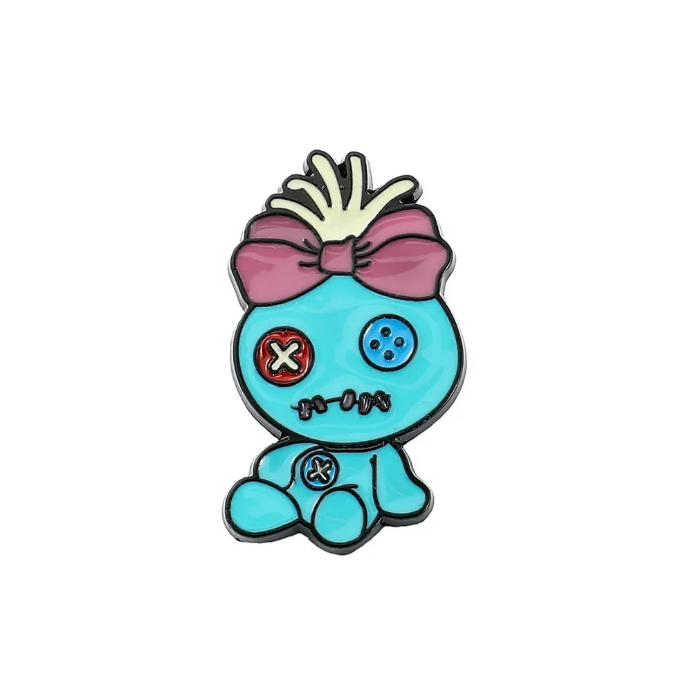 Disney Lilo Stitch Series Enamel Pins and Brooch Badges for Kids Friends... - $3.50