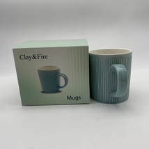 Clay&amp;Frie Mugs Stylish Ceramic Coffee Mug for Coffee, Tea, Water and Drinks - $12.99