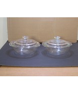 Two (2) PYREX  Bowls 1 1/2 QT #023 Casserole / Baking Dish w/ Lids - $45.54
