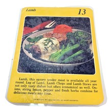 My Great Recipe Cards #13 Lamb 1-124 Shanks Chops Riblets Stew Vtg 1980s... - £10.25 GBP