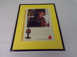 2000 McDonald&#39;s Drive Thru Framed 11x14 ORIGINAL Vintage Advertisement - £27.68 GBP