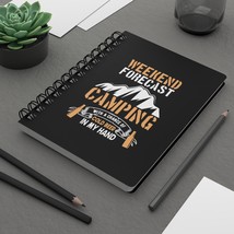 Amped &amp; Wired Spiral Bound Camping Journal w/ &quot;Weekend Forecast: Camping... - £15.58 GBP