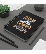 Amped &amp; Wired Spiral Bound Camping Journal w/ &quot;Weekend Forecast: Camping... - $19.57