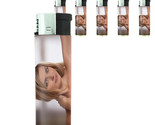 Texas Pin Up Girl D3 Lighters Set of 5 Electronic Refillable Butane  - £12.62 GBP