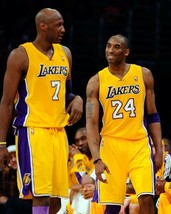 Lamar Odom &amp; Kobe Bryant 8X10 Photo Los Angeles Lakers La Basketball Nba - £4.01 GBP