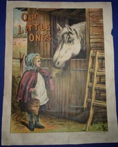 Vintage Our Little Ones Lithograph Page From The Juson Pro.Co Lith. NY - $4.99