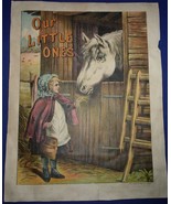 Vintage Our Little Ones Lithograph Page From The Juson Pro.Co Lith. NY - $6.87 CAD