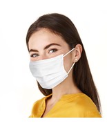 Disposable Face Masks 2500 Pack White 4-Ply Lightweight Masks with Ear L... - $379.97