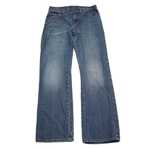 Tucker Tate Jeans Boys 14 Blue Mid Rise 5 Pocket Design Straight Cut Pan... - $25.62