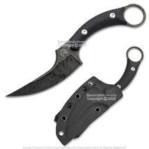 8.5” Reverse Karambit Knife Fixed Blade Tactical Camping Hunting Kydex S... - €24,59 EUR