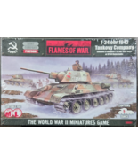 Flames of War The World War 2 Miniatures Game T-34 obr 1942 Tankovy Company - $58.79