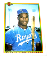 Bo Jackson Kansas City Royals Bowman #378 MLB 1990 Trading Card - $12.00