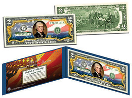 United States of America Flag &quot;New Design&quot; Legal Tender $2 Bill FULLY CO... - £10.99 GBP