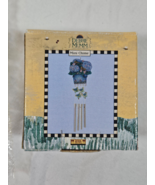 Vintage Debbie Mumm Mini Wind Chime Hydrangea Butterfly 2001 UNUSED NOS - $330.88 MXN