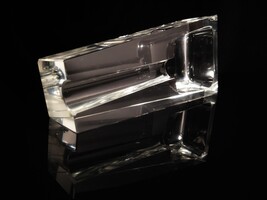Dunhill Crystal Cigar Ashtray Measures 8.75" L x 4" W x 2.25" H image 3