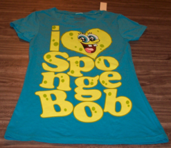 WOMEN&#39;S TEEN  SPONGEBOB SQUAREPANTS Nickelodeon T-shirt SMALL NEW Nickel... - $27.78 CAD
