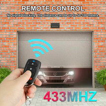 2PC Universal 433mhz Electric Garage Door Cloning Remote Control Key Fob... - £10.38 GBP