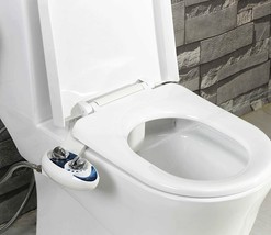 Luxe Ultra-Slim Bidet, Non-Electric Dual Nozzle, Toilet, Bathroom, Water, Spray  - £39.56 GBP