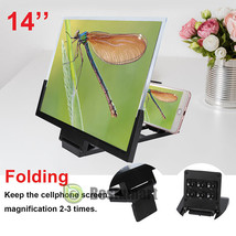 14&quot; 3D Hd Screen Magnifier For Cell Phone 2023 Newest Version Video Amplifier - £24.35 GBP