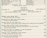 Les Ambassadeurs Dinner Menu Diplomat Hotel Hollywood Florida 1959 - $17.82