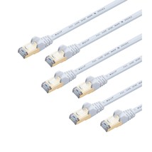 Cat 6A / Cat 7 Ethernet Patch Cable Network Internet Cord Rj45 Standard ... - £21.93 GBP