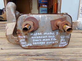 Mopar Model 31 Heater Box OEM 1940 41 42 Plymouth Dodge Desoto - $3,426.18 MXN