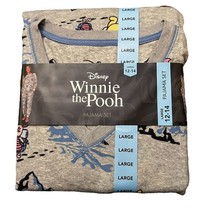 Disney Womens Ladies Size Large 2-piece Pajama Set  Winnie The Pooh Pigl... - $19.75
