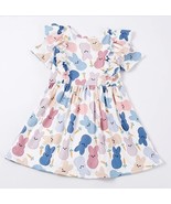 NEW Boutique Easter Bunny Peeps Girls Sleeveless Dress - £10.88 GBP