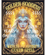 50x -200X FULL COVEN GOLDEN GODDESS WEALTH PROSPERITY RITUAL HIGHER MAGICK  - $77.77+