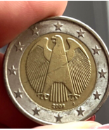 2008 Germany 2 euro coin with letter J  RARE COIN used condition - £196.29 GBP