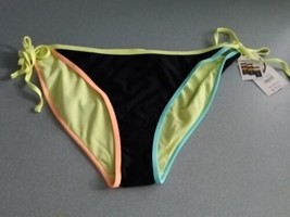 No Boundaries Reversible Bikini Bottom XL blue,Orange, Yellow, Black NWT - £4.78 GBP