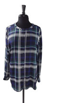 Violet + Claire Womens Ladies Career Top Shirt Size XL Blue Black Green White - £12.75 GBP