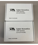 (2) USB 2.0 Speaker (CA-2014USB)  - 2.0 Desktop Computer Speakers, Type-C - $745.05 MXN