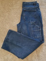Liberty Blue Carpenter Jeans Pants Men&#39;s size W36 X L32. 100% Cotton - £12.17 GBP