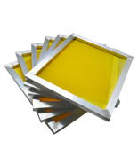 Updated 6Pcs 8&quot;*14&quot; Screen Frame for Screen Printing 200 Mesh (80T) Yell... - £70.79 GBP